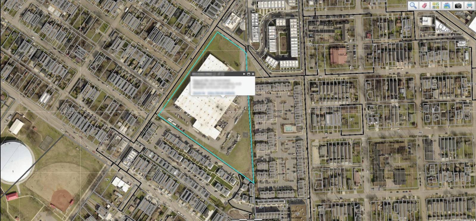 Aerial view of a Nashville-area land deal